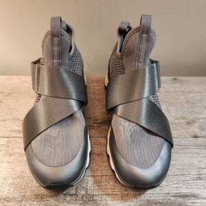 Sorel Womens Kinetic Sneakers Impact Strap Dark Gray Size 6.5